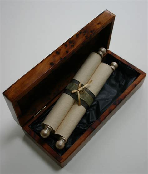 Wedding Scrolls in a Box 